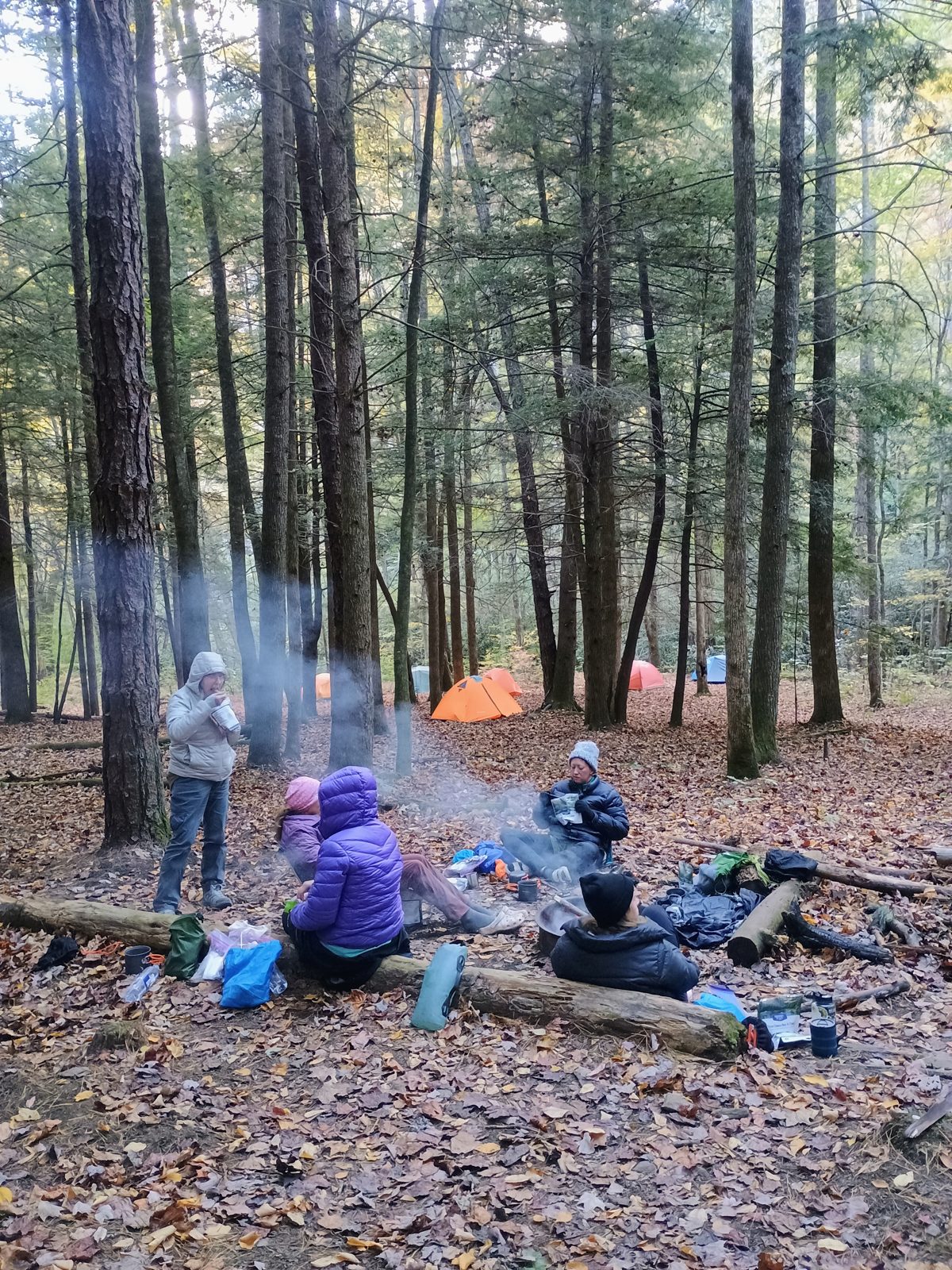 Students on the 2026 Women's Introduction to Backpacking course