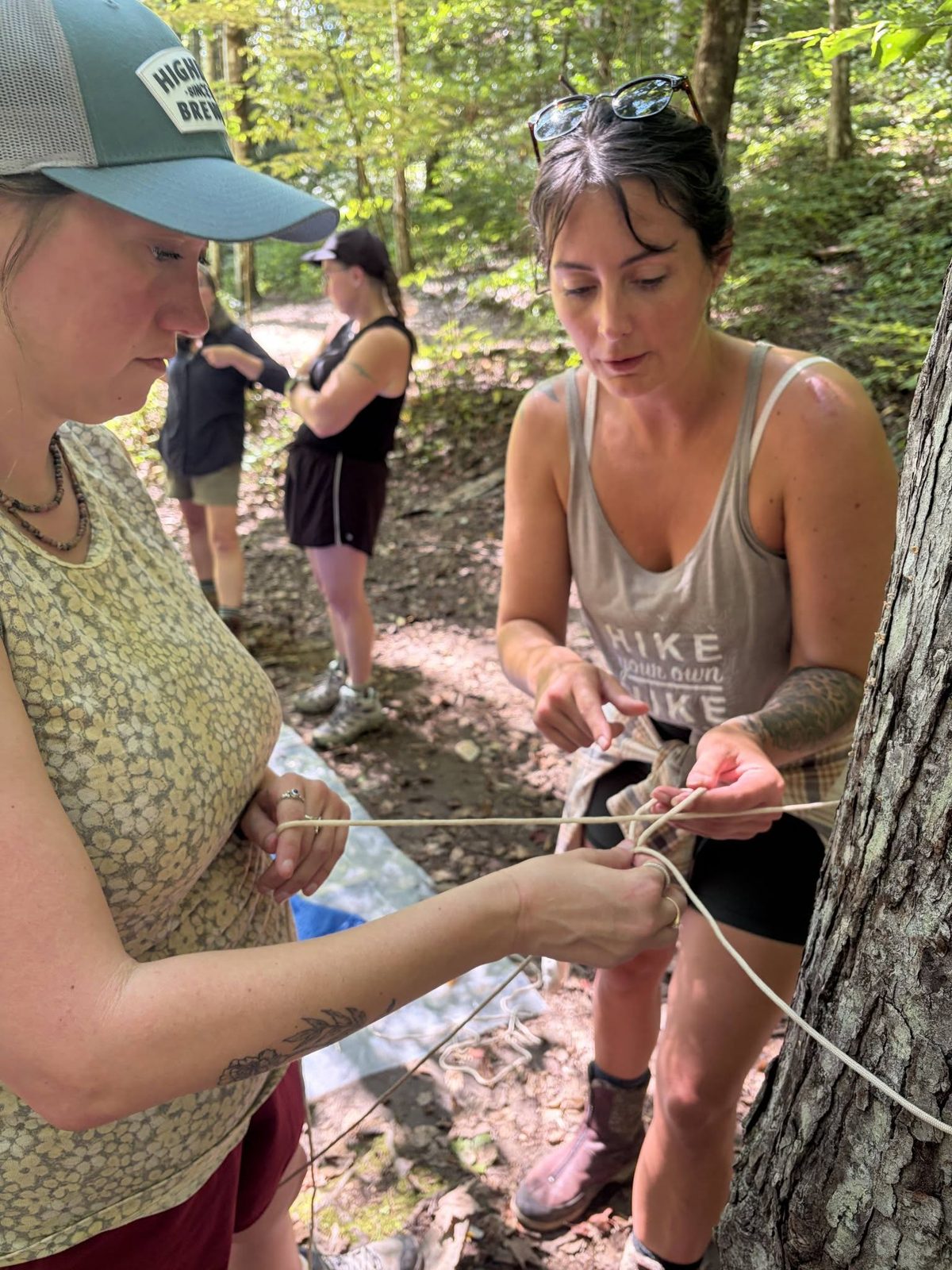 Students on the 2026 Women's Introduction to Backpacking course