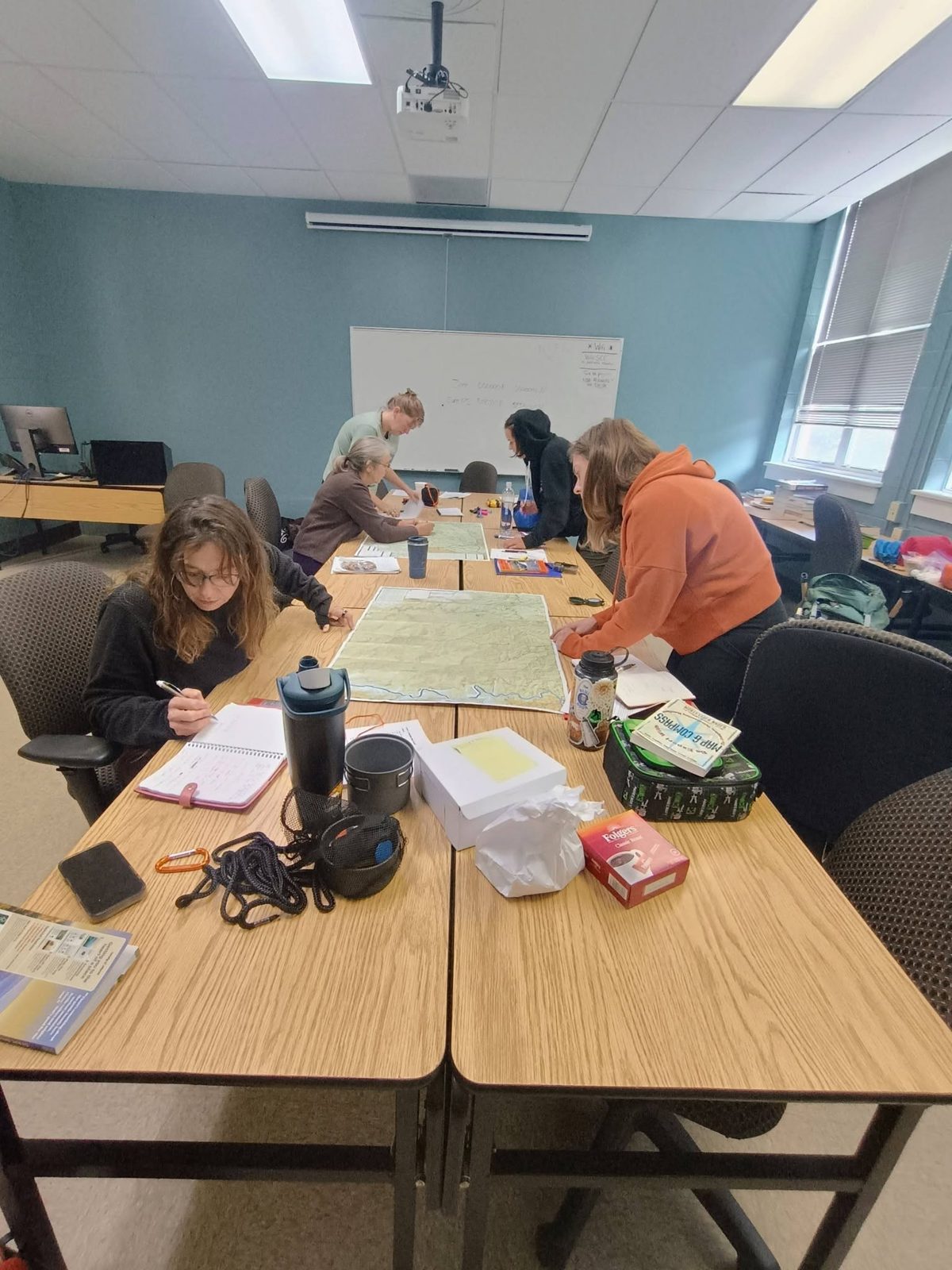 Students on the 2026 Women's Introduction to Backpacking course