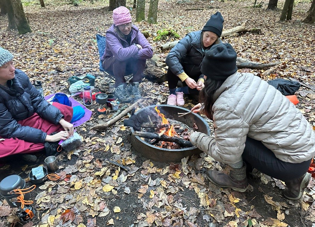 Students on the 2026 Women's Introduction to Backpacking course